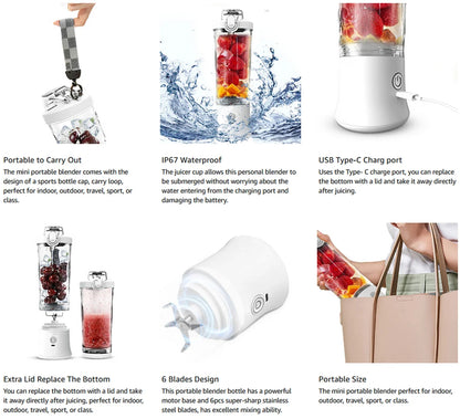 Smoothio 600ML Portable Electric Blender