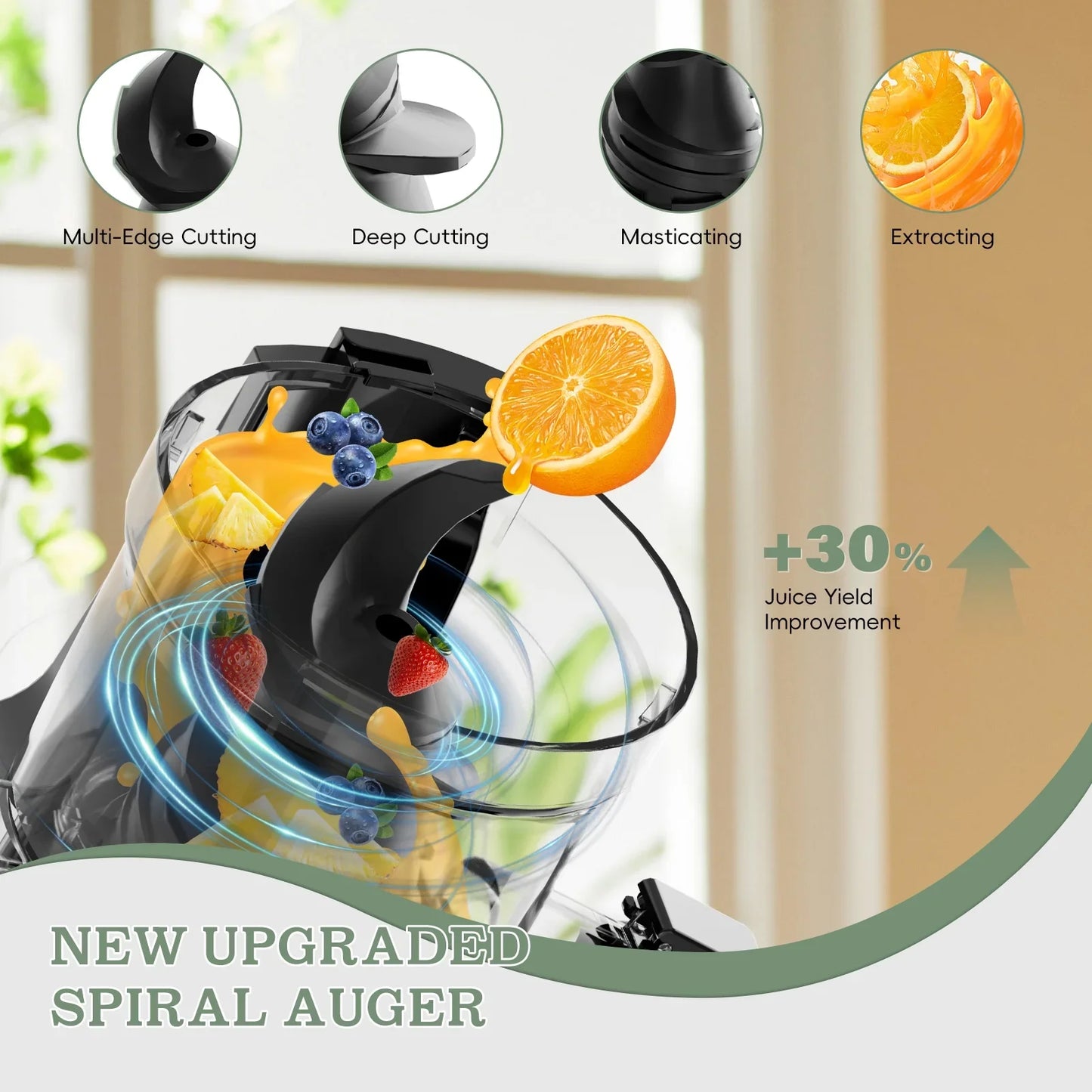 Smoothio Cold Press Juicer by WHALL