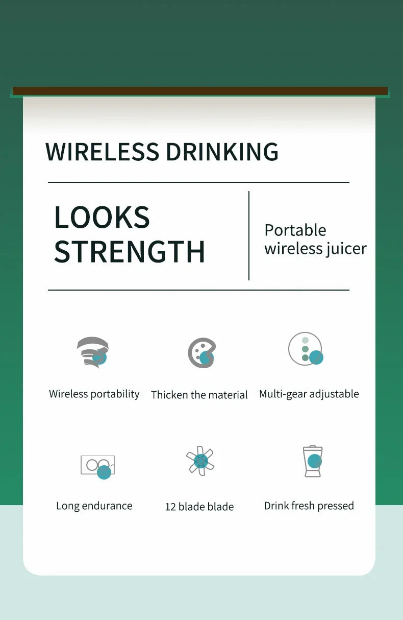 Smoothio 700ML Smart Portable Blender